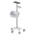 Hospital  Medical  fixed height  trolley Mobile Portable Ultrasound Scanner  Medical Cart With Wheels